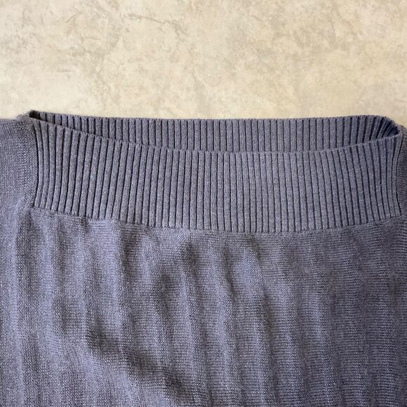 LULULEMON Forward Flow Poncho women’s one size Gray silk blend Ribbed - Picture 16 of 16